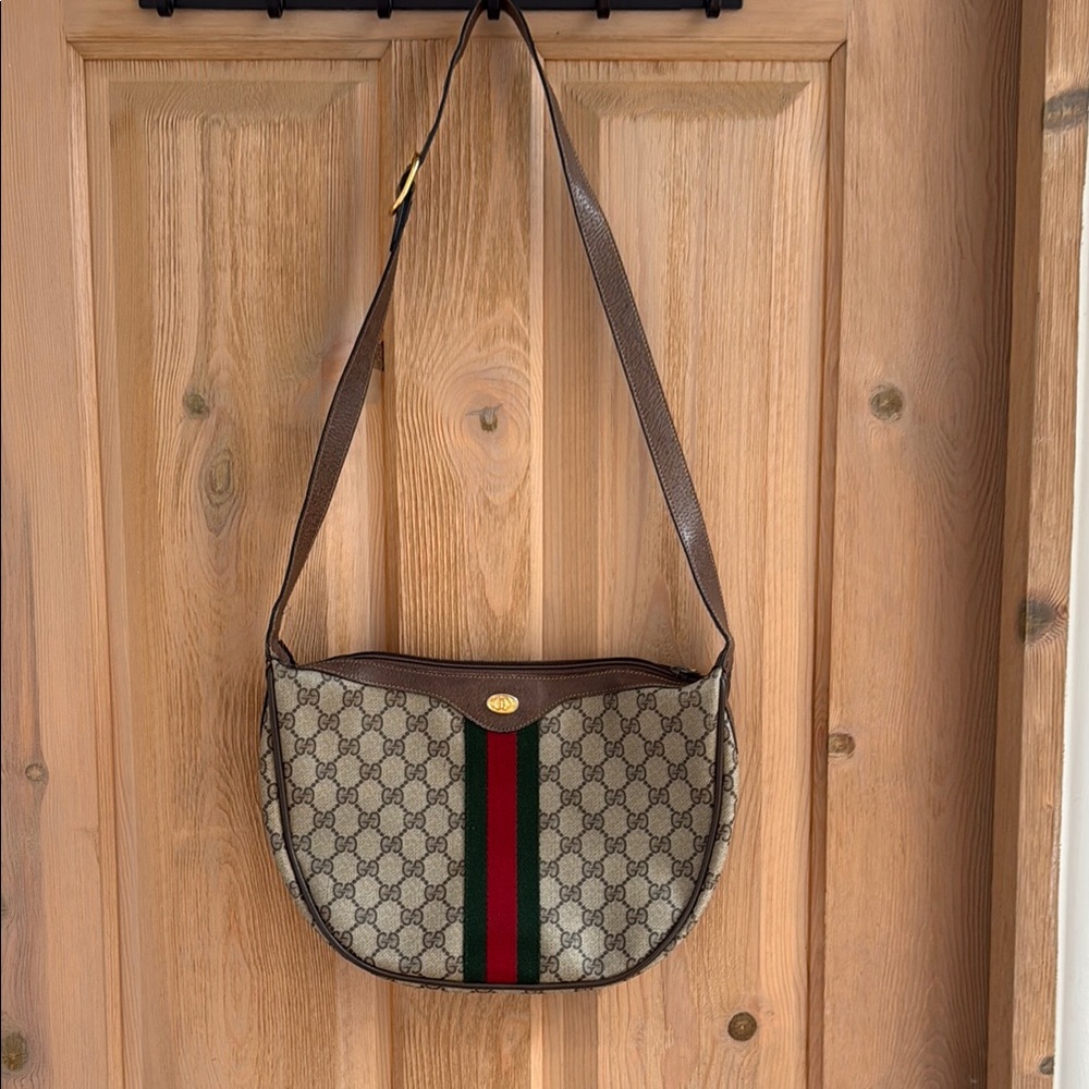 Vintage Gucci Ophidia Shoulder Bag with Signature Stripe